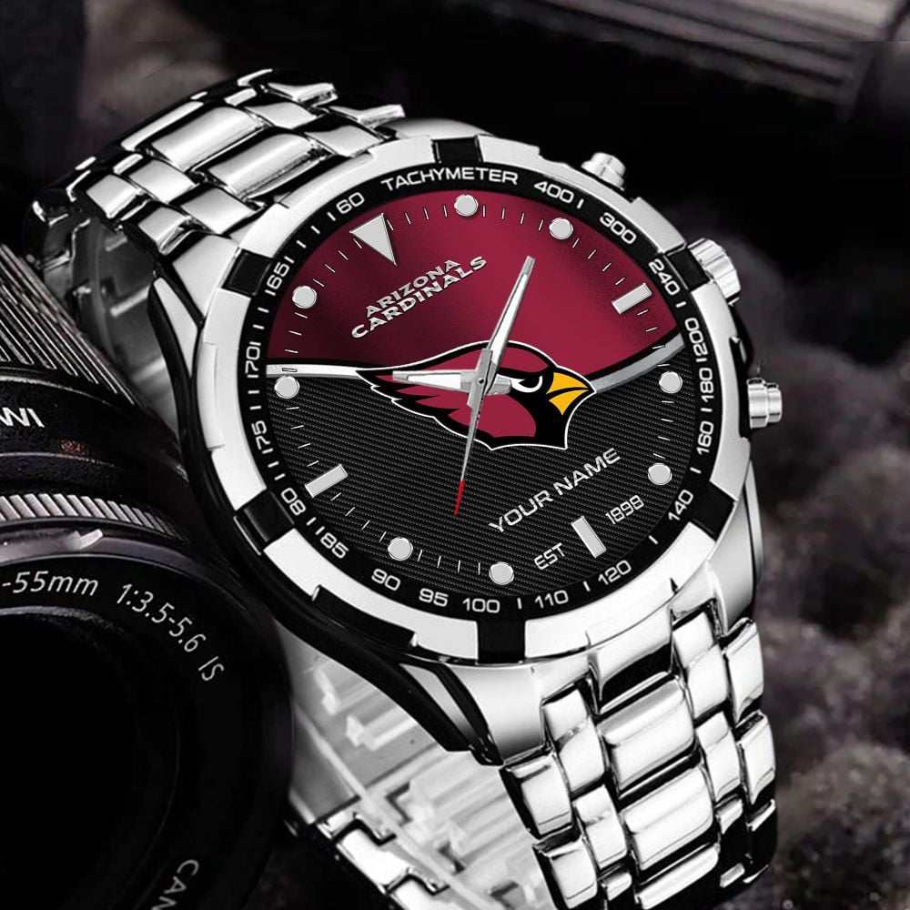 Arizona Cardinals VITWATK3529 Custom Name Elegant Fashion Design Watch