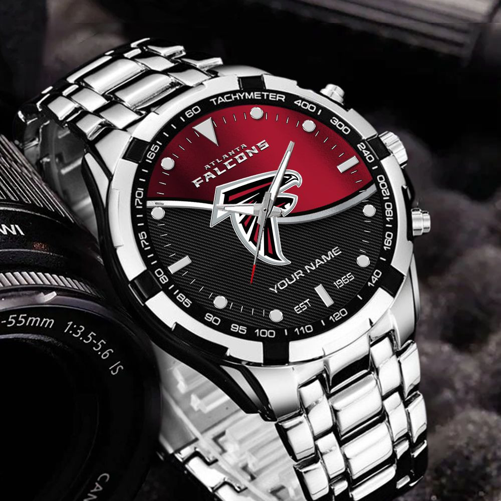 Atlanta Falcons VITWATK3530 Custom Name Elegant Fashion Design Watch