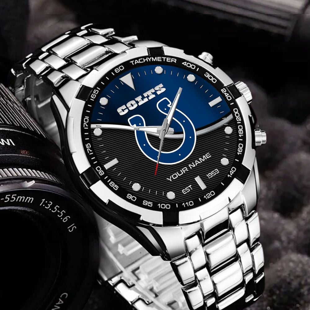 Indianapolis Colts VITWATK3542 Custom Name Elegant Fashion Design Watch