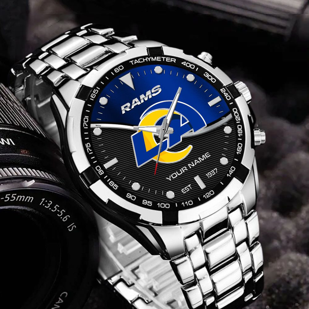 Los Angeles Rams VITWATK3546 Custom Name Elegant Fashion Design Watch