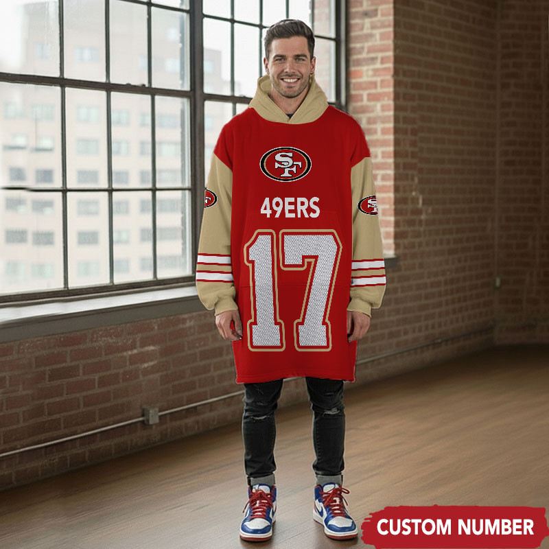  All Team Special Kid Adult Oodie Blanket Custom Any Number Gifts 28