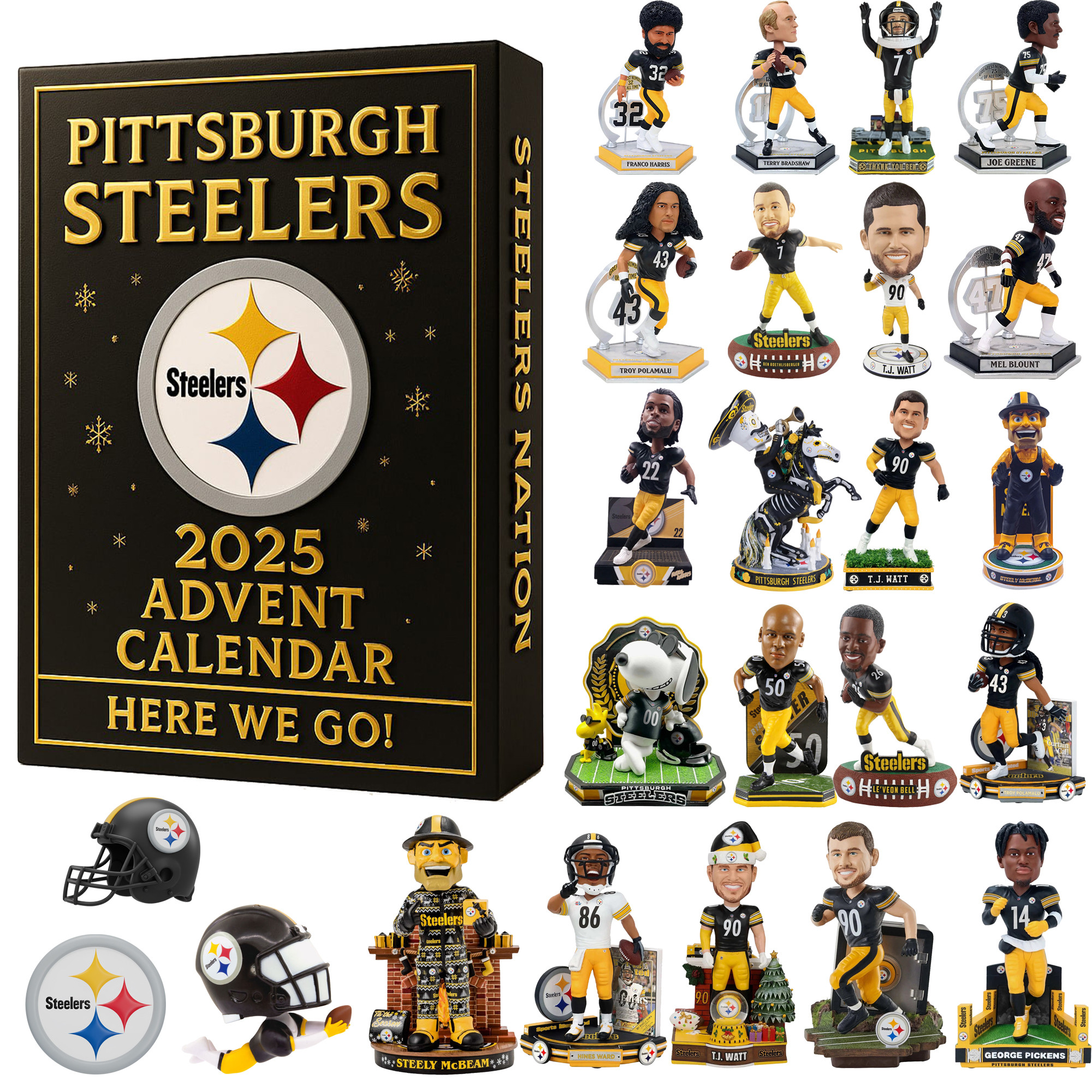  Steeleers Full Set Advent Calendars 2025 Blind Boxes Gifts