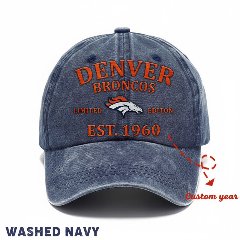  Washed Denim Cap Custom Any Year Gift 11