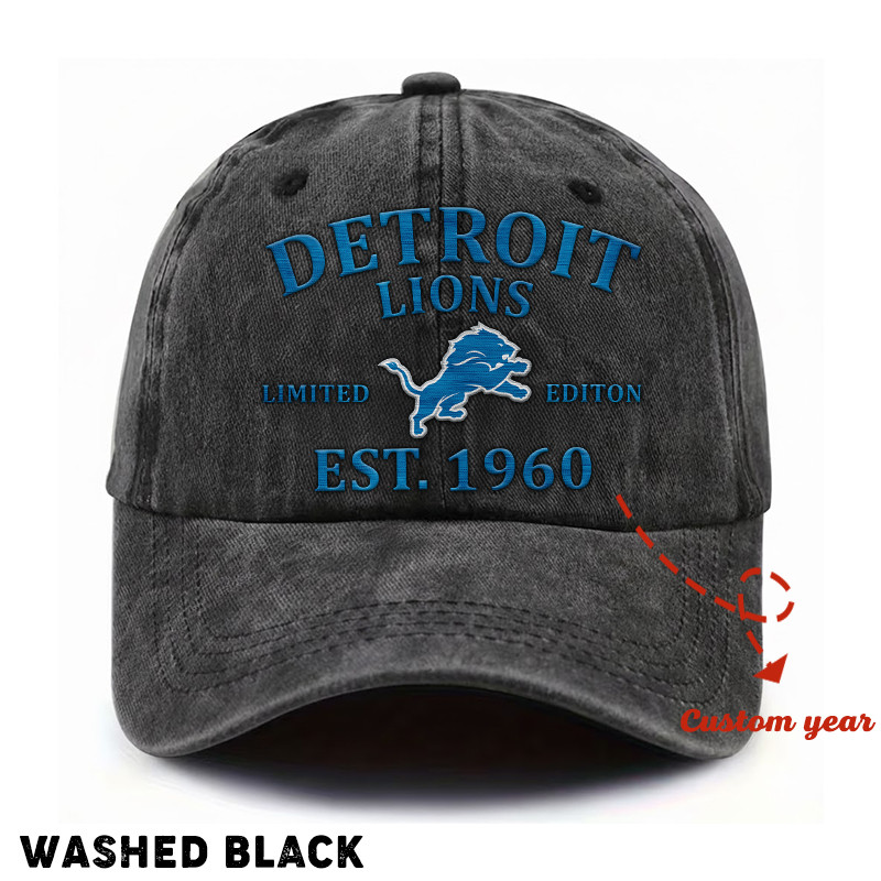 Washed Denim Cap Custom Any Year Gift 12 - Image 2