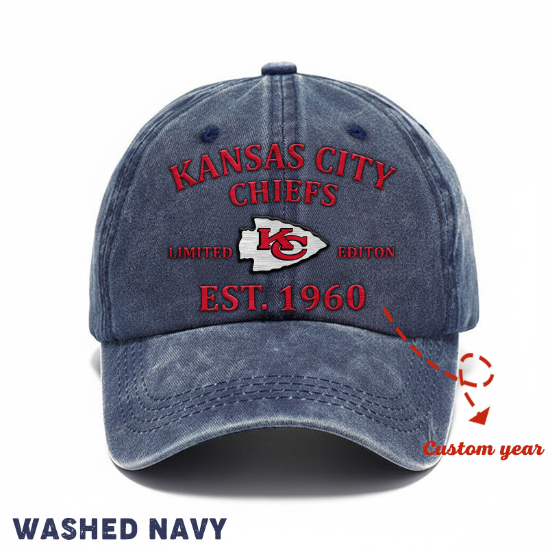  Washed Denim Cap Custom Any Year Gift 17