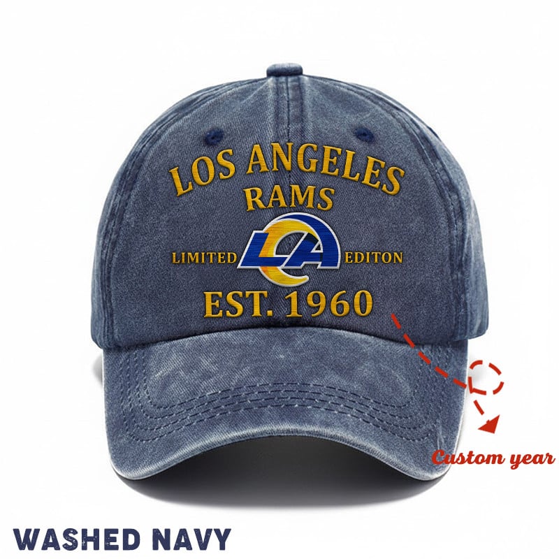  Washed Denim Cap Custom Any Year Gift 20