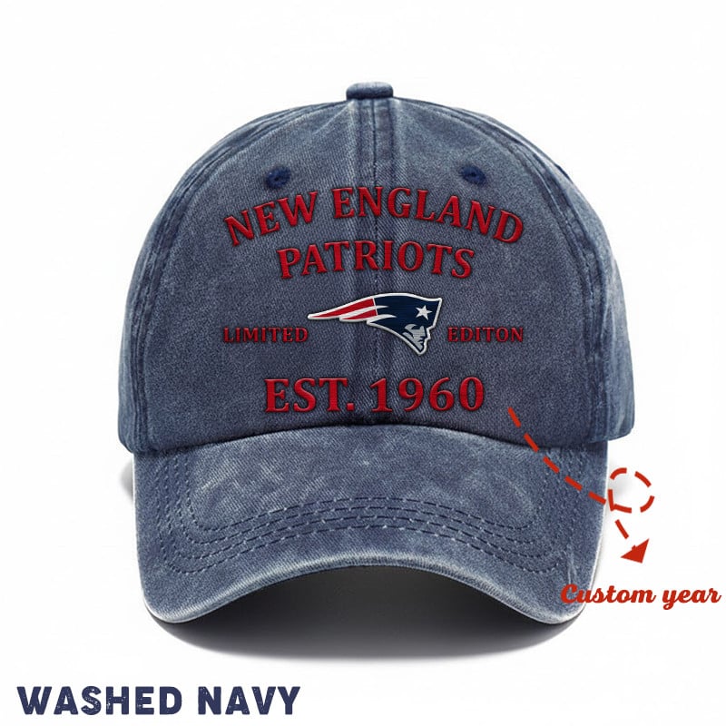  Washed Denim Cap Custom Any Year Gift 22
