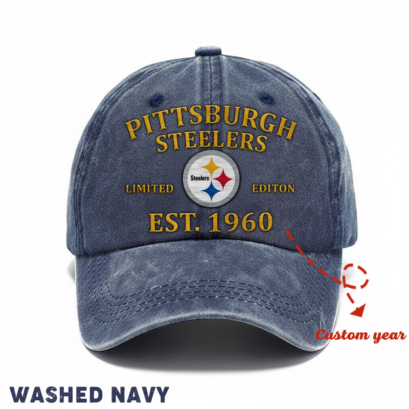  Washed Denim Cap Custom Any Year Gift 23