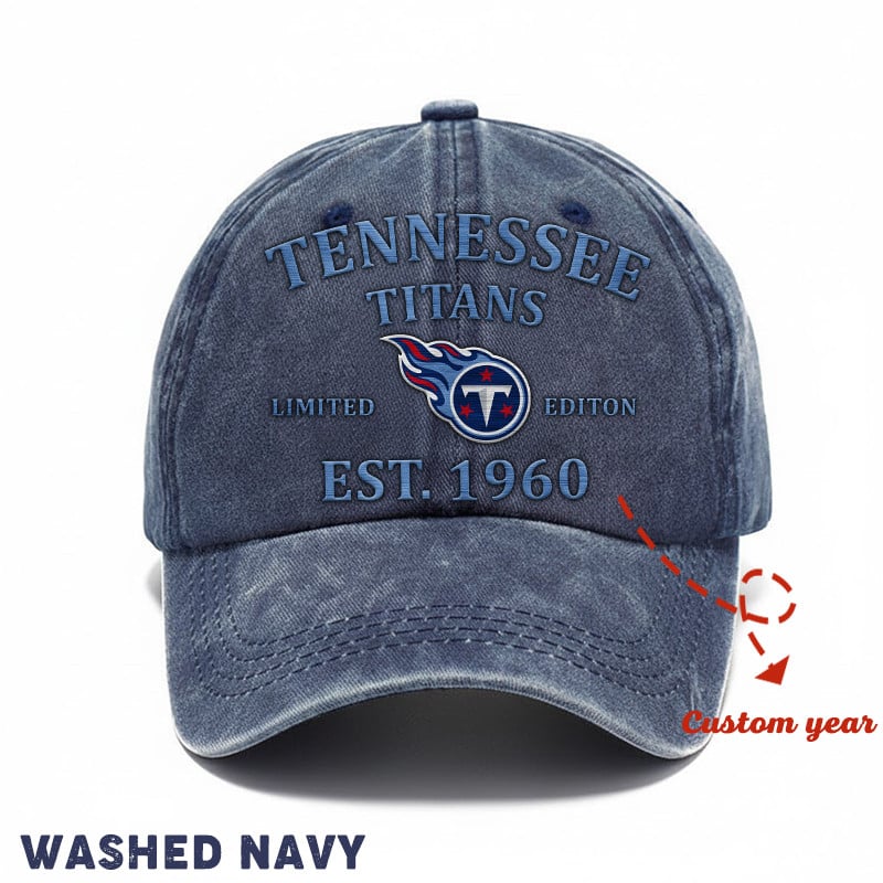  Washed Denim Cap Custom Any Year Gift 31